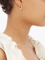 Thumbnail for your product : Spinelli Kilcollin Ara Diamond Pave & 18kt Gold Hoop Earrings - Gold