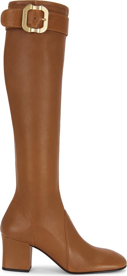 Miu Miu Knee High Boot in Brown