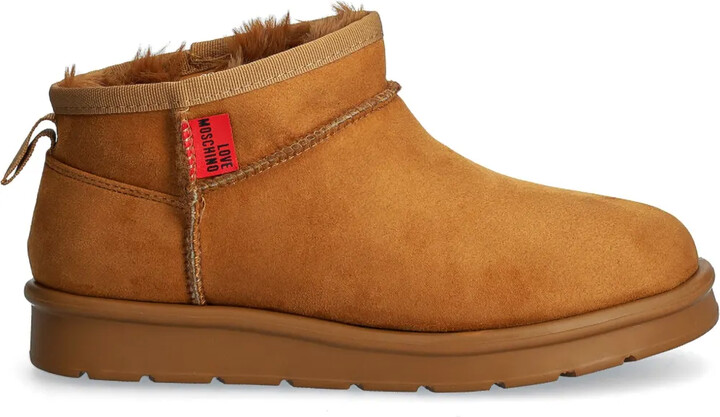 Love Moschino Logo-Patch Boots