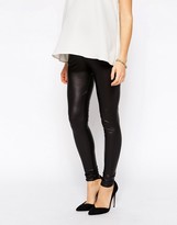 Thumbnail for your product : ASOS Maternity Leather Look Legging