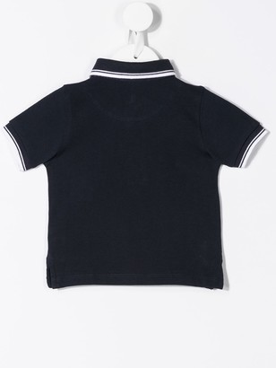 BOSS Kidswear Striped Trim Polo Shirt