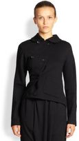 Thumbnail for your product : Comme des Garcons Twist-Front Wool Jacket