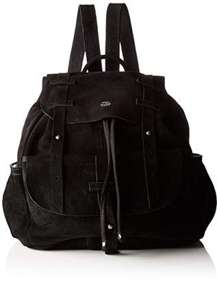 Mila Louise Omeo Croute Noir, Women's Backpack Handbag, (W x H L)