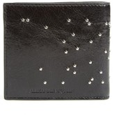 Thumbnail for your product : Alexander McQueen Men's Studded Leather Wallet - Black