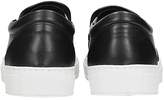 Thumbnail for your product : Marcelo Burlon County of Milan Slip On Black Leather Sneakers