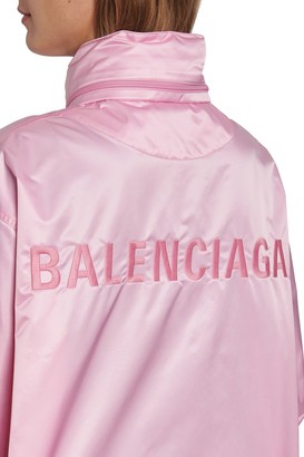 Balenciaga Logo raincoat
