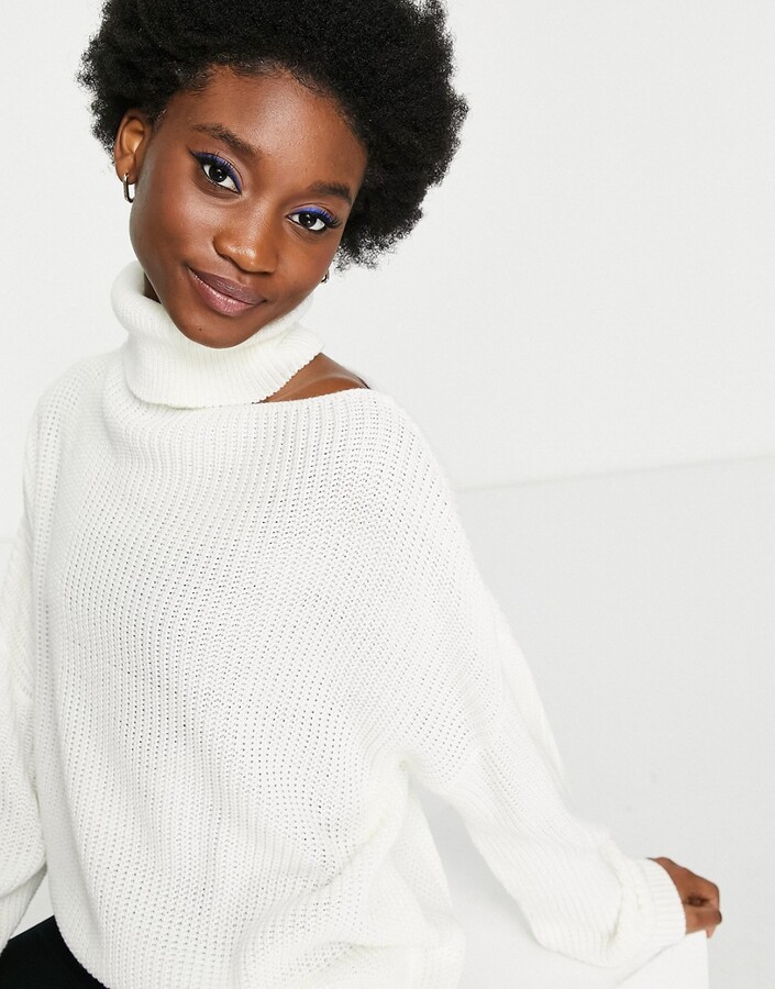shoulder cut sweater