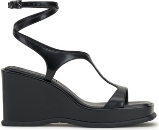 Vince Camuto Falivda Platform Sport Wedge Slide Sandals Women's Shoes Maple