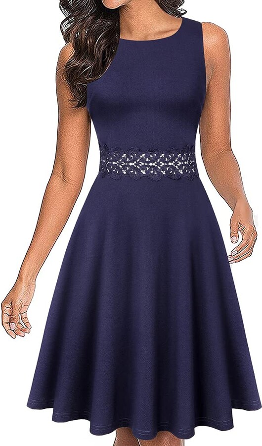Navy Blue Office Dress | Shop the world's largest collection of fashion |  ShopStyle