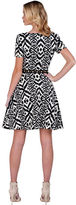 Thumbnail for your product : Badgley Mischka Belle Ikat Print A-Line Dress