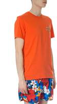 Thumbnail for your product : Ami Alexandre Mattiussi Salut Ca Va Orange Cotton T-shirt