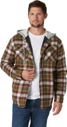 Wrangler Authentics Men's Long Sleeve Quilted Lined Flannel Shirt