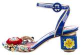Thumbnail for your product : Dolce & Gabbana Embellished Ankle Strap Sandals
