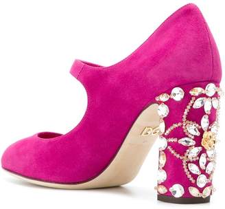Dolce & Gabbana embellished heel pumps