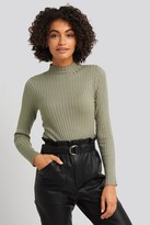 Thumbnail for your product : NA-KD Ribbed Knitted Polo Sweater