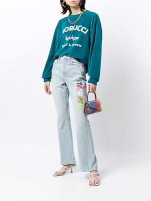 Fiorucci Brooke logo-print jeans