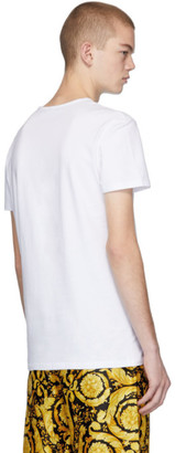 Versace Underwear Underwear White Logo T-Shirt