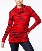 Thumbnail for your product : Kensie Space-Dyed Cowl-Neck Sweater, A Macy's Exclusive Style