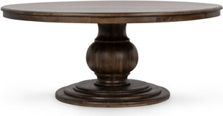 Classic Home Brookside Round Solid Wood Dining Table