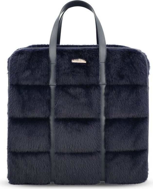 Herno Logo Embossed Tote Bag