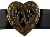 Thumbnail for your product : Moschino Leather Waist Belt