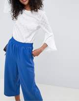Thumbnail for your product : ASOS Design Cropped Straight Leg Pants In Jersey Crepe
