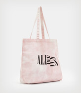 Thumbnail for your product : AllSaints Split Oppose Tie Dye Tote Bag | Size One Size | White Urulu Pink
