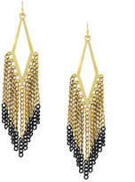Thumbnail for your product : BCBGeneration Two-Tone Kite Fringe Earrings