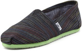 Thumbnail for your product : Toms Lime Pop Striped Slip-On