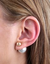 Thumbnail for your product : Lipsy Pearl Back Stud Earrings