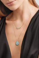Thumbnail for your product : Pascale Monvoisin Orso N°2 9-karat Rose Gold, Turquoise And Diamond Necklace