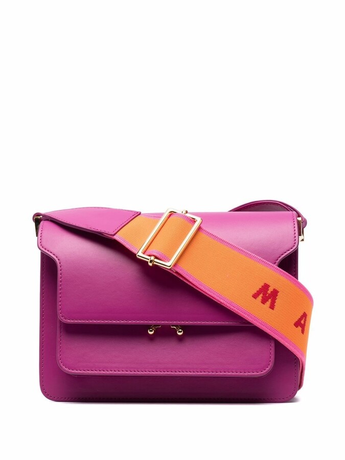 Marni Concertina Leather Shoulder Bag ShopStyle