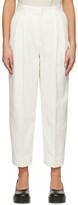 Thumbnail for your product : House of Dagmar White Valentina Cropped Trousers