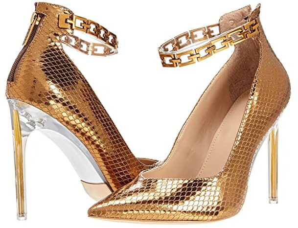 GUESS Gold Women's Shoes | Shop the world's largest collection of fashion |  ShopStyle