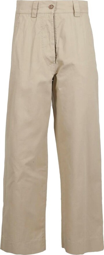 Aspesi High-Rise Straight Leg Chino Pants