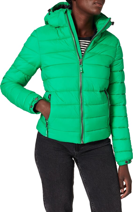 bright green jacket womens