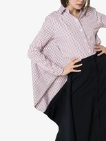 Thumbnail for your product : Y/Project Contrast-Fabric Batwing-Detail Shirtdress