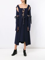Thumbnail for your product : Gloria Coelho Midi Panelled Dress