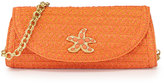 Thumbnail for your product : Eric Javits Paradise Woven Clutch Bag, Tangerine