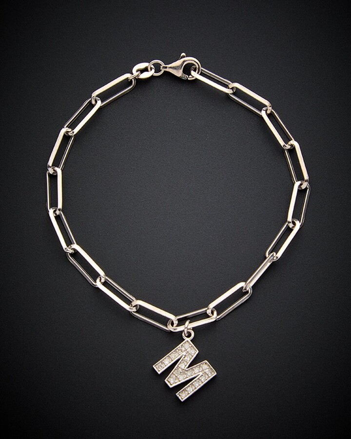 Louis Vuitton Monogram Chain Bracelet, Black, M