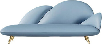 Image showcasing Custom-Made Chaise Lounge | Premium Eco-Leather - Etsy