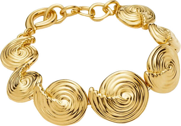 Missoma Spiral Statement Chain Bracelet