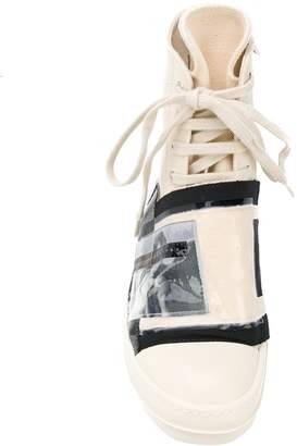 Rick Owens photographic front-strap sneakers