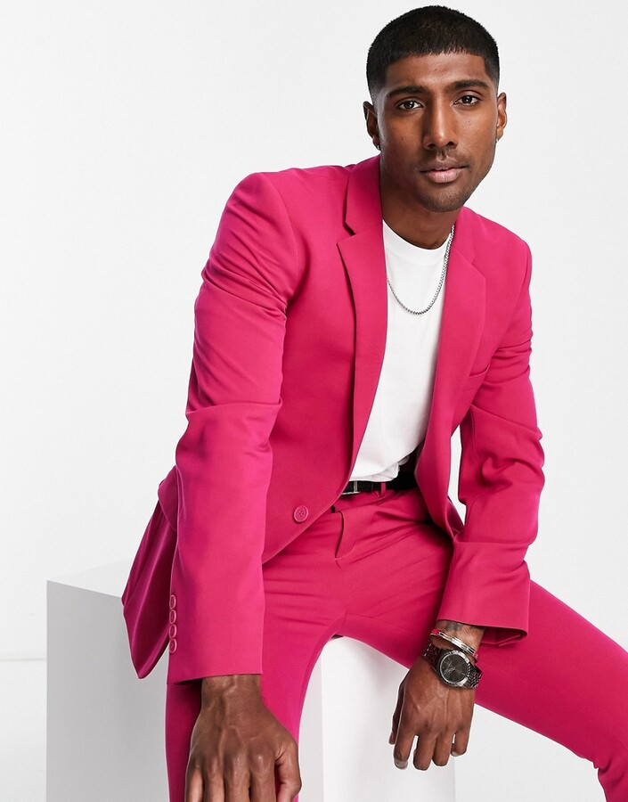light pink suit jacket