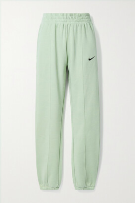 Nike Sportswear Essentials Cotton-blend Jersey Track Pants - Green