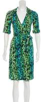 Thumbnail for your product : Diane von Furstenberg Silk Animal Print Dress