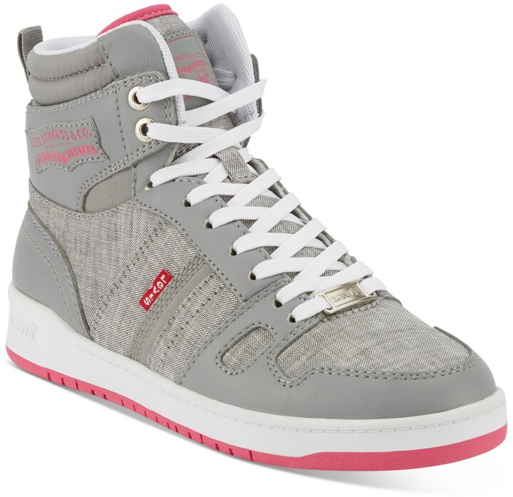 Buy Levi's Women Square High White Sneakers Online-tuongthan.vn