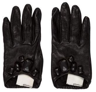 3.1 Phillip Lim Embellished Leather Gloves