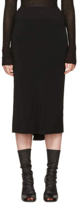 Rick Owens Black Knee Length Skirt