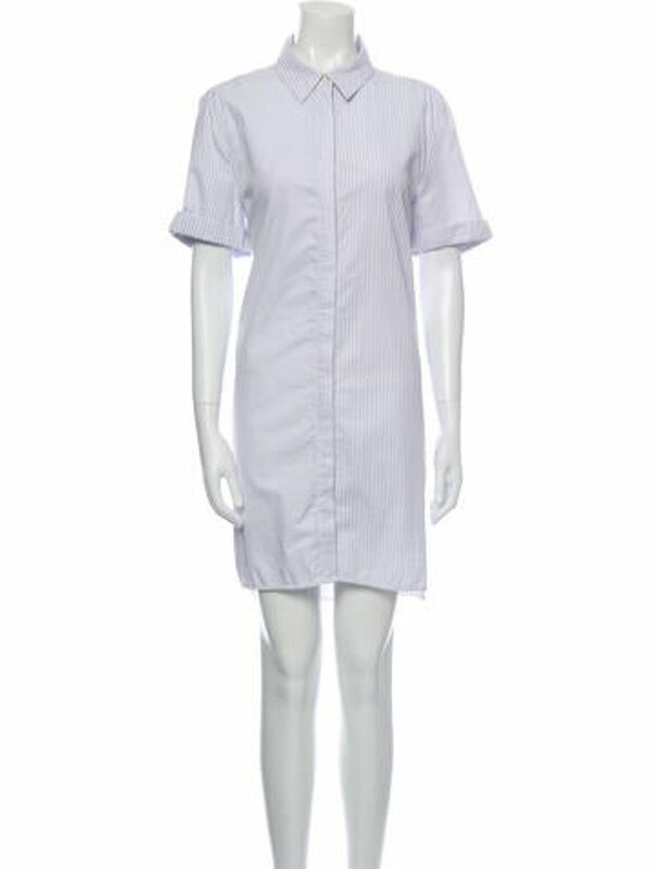 Equipment Mini Dress Blue ShopStyle